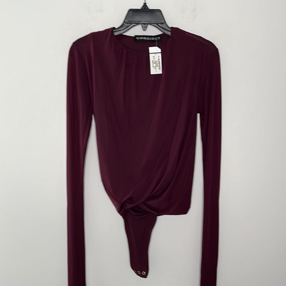 Y/Project High Leg Ruched Bodysuit XS NEW - Picture 4 of 9